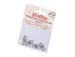 Коннектор 1,3х2,2 мм "Zlatka" 10шт. цвет под античное серебро