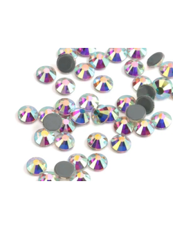 Стразы термоклеевые стекло, SS06 цвет АВ (хамелеон)