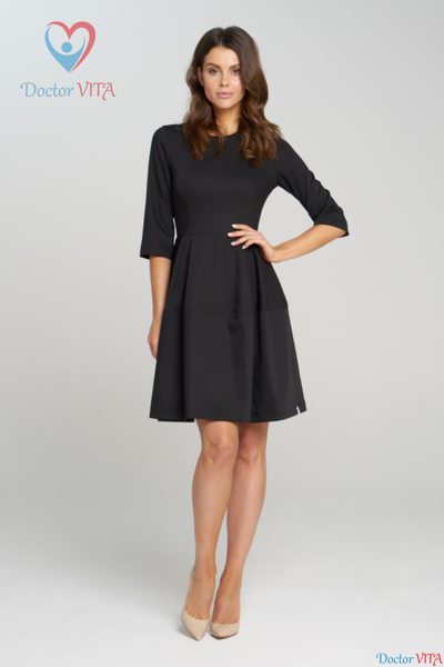 ПЛАТЬЕ медицинское Dr.Super "Happy" черное