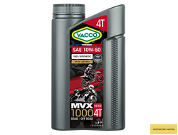 Масло моторное YACCO MVX 1000 4T 10W50 (1л) (332225)