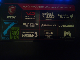 MSI GT62VR 7RE-429XRU DOMINATOR PRO ( 15.6 FHD 120Hz i7-7700HQ GTX1070(8Gb) 16Gb 1Tb + 240SSD )