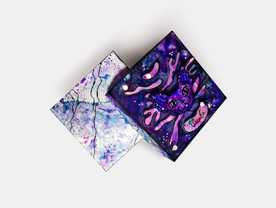 Трёхмерная подарочная коробочка в стиле украшения (3D-дизайн)