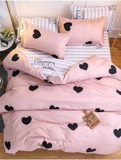 Постельное белье 1.5 спальное TANGO Dream Fly микросатин 150x200x1 180x230x1 50x70x1 70x70x1 DF01-401