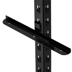 Полкодержатель центральный чёрного цвета для торговых систем