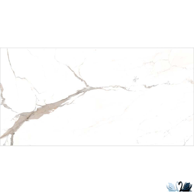 Керамогранит Zerde Tile Calacatta brown 60x120 см глянцевый