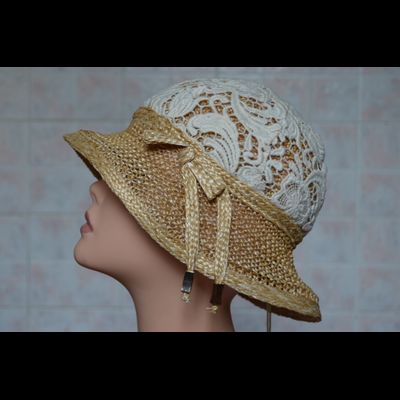 шляпа соломенная с кружевом женская летняя коллекция кружевных шляп для женщин