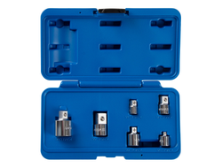 Набор переходников 1/4", 3/8", 1/2", 3/4", 6 предметов, кейс KING TONY 78106