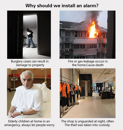 Беспроводная сирена 85 дБ GauTone PE519