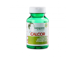 CALCOR (КАЛКОР) Кальций коралловый Sangam Herbals 750 мг 60 таб.