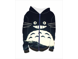Толстовка на молнии с полной запечаткой Мой сосед Тоторо, Totoro №23