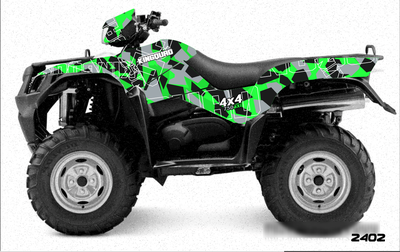 Наклейки для квадроцикла suzuki Kingquad #2402