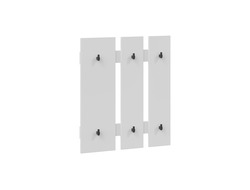 Прихожая АГАТА - Вешалка настенная Белый