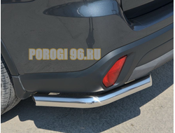 Защита заднего бампера угловая d60 для Mitsubishi Outlander 2015-2018