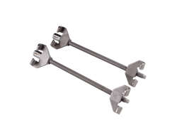 Стяжка амортизаторных пружин, 370 мм, вороненая, двойной крюк, 2 предмета AFFIX AF10003370