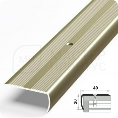 Порог угловой Лука ПУ 06.2700.042л Шампань