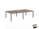 Стол-тандем письменный на металлокаркасе  VL-51/52