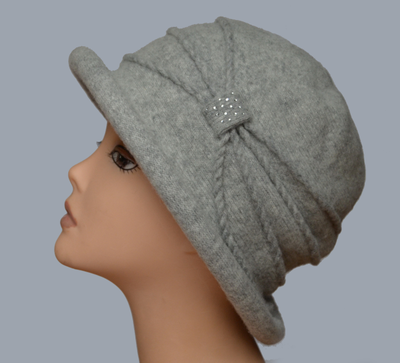 Шляпа Польша Камея Венеция зимняя серая