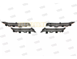 Защита радиатора для Renault Kaptur 2020- black верх