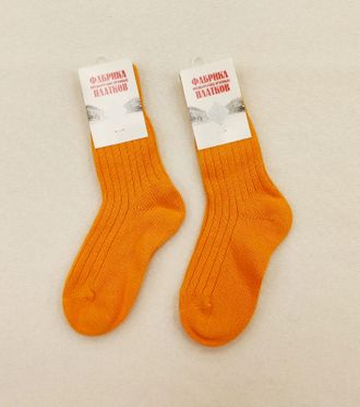 Носки  детские шерстяные Н410-18 оранжевый