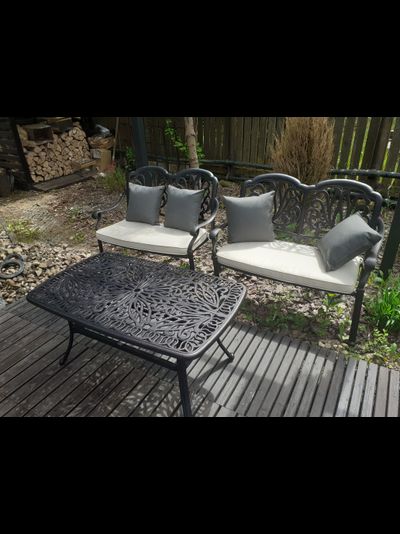 Комплект для сада из литого алюминия Valeria