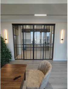 перегородка раздвижная прозрачная