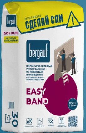 Штукатурка гипсовая Bergauf Easy Band, 30кг