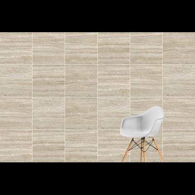 CITYSTONE, керамогранит, 60x60 см, Травертин Линейный Матовый Ректификат (9мм), K951840R