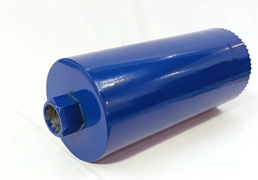 Коронка биметаллическая диаметр 132 мм с креплением 1 1/4