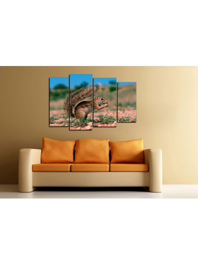 Модульная картина "Маленький грызун"