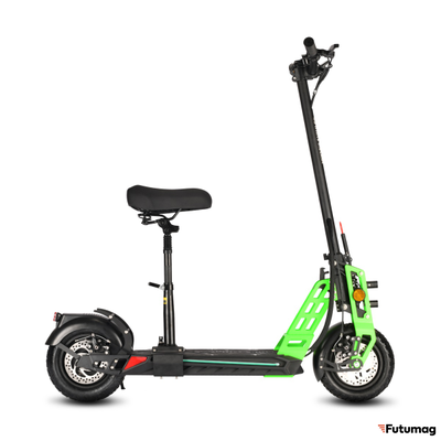 Электросамокат WHITE SIBERIA TAIGA 3 1000W GREEN UFO (кислотный зелёный)