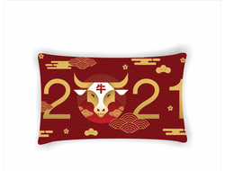 Подушка с символикой "Быка" №15