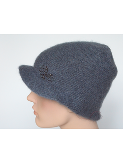 Женская жокейка из мохера Vizio Италия 6945 V антрацит