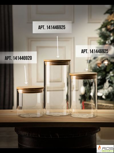 НАБОР СВЕЧЕЙ с бамбуковыми крышками