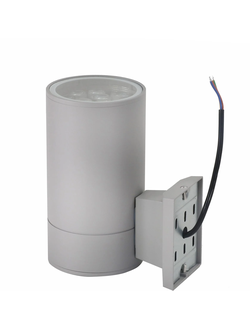 Светильник 12вт односторонний фасадный светодиодный (Серый)