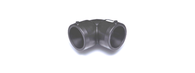 Отвод 90гр. электросварной d75 SDR11 ПЭ100 Eurostandard