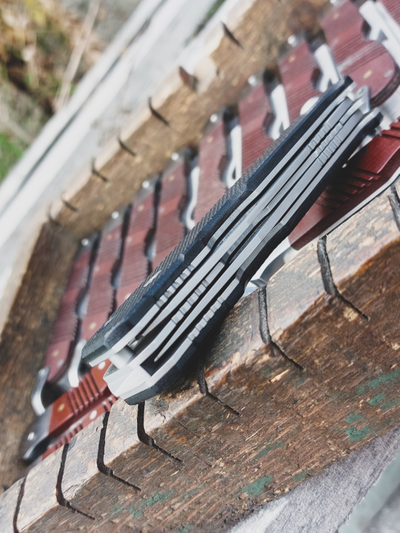 Складной нож Авиационный NEXT.  2х предметный, сталь AUS6,  рукоять G10, цвет черный