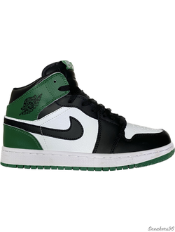 Nike Air Jordan 1 Retro all Black (с мехом) Мужские (40-45)