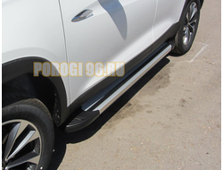 Пороги на Chery Tiggo 5 (2016-...) Luxe Silver