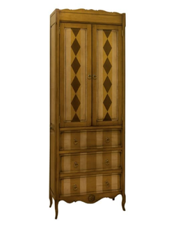 Двустворчатый шкаф - пенал для ванной комнаты.