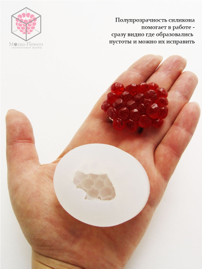 Силиконовый молд "Сектор граната"