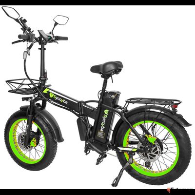 Электровелосипед SYCCYBA H1 (F10) зеленый
