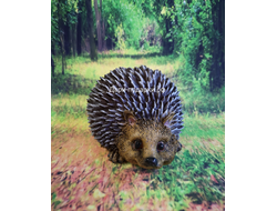 ЁЖИК малыш 10*12см   0,3кг   полистоун Россия 653/012122 Ежик - символ защиты. Защищайте свой дом и участок с помощью этих милых зверьков.