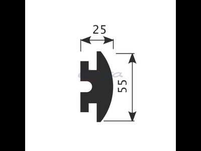 Молдинг MX010 - 55*25*2000мм