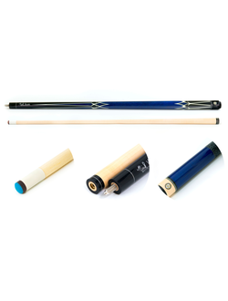 Кий / пул 2-pc "Nick Varner 201" сине-черный