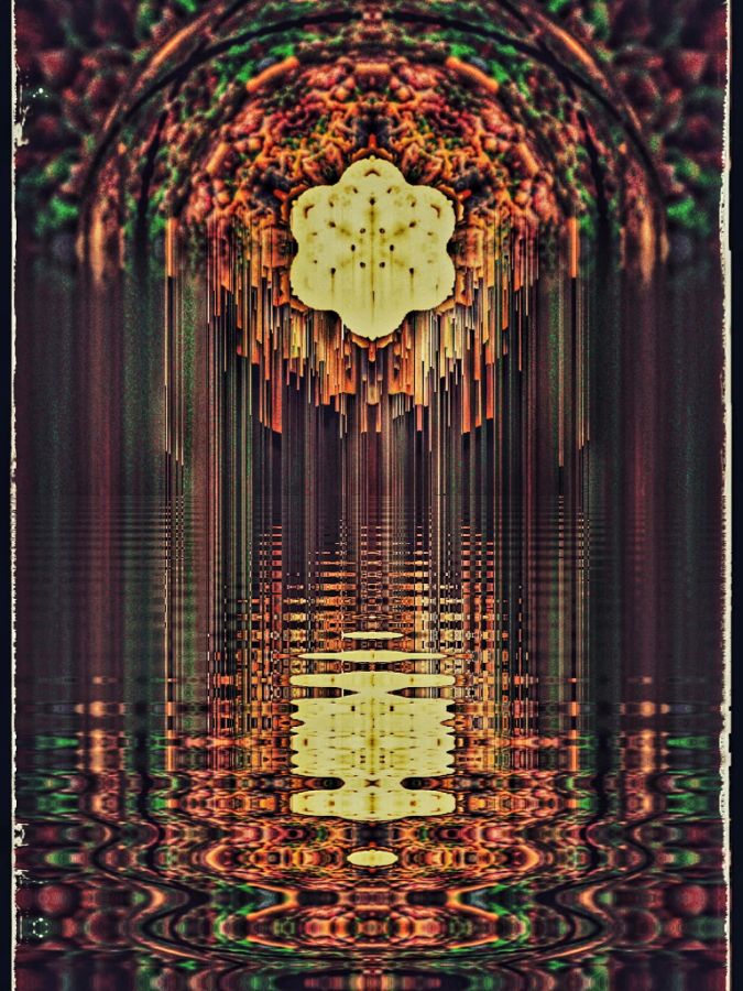 Картина дизайнера Наталии Смирновой из авторского цикла "Очарование мгновений"