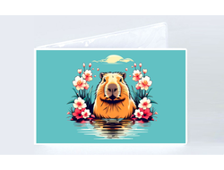 Обложка на зачетную книжку Капибара, Kapibara-san №9