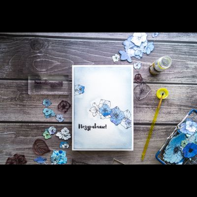 ФП штамп "Гортензия малая"