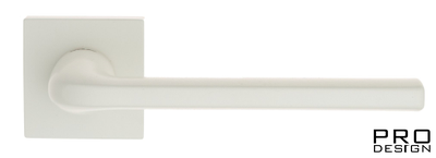 Дверная ручка на квадратном основании Fratelli Cattini "LINEA" 8-BI белый