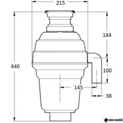 Измельчитель пищевых отходов Bone Crusher, Модель BC 1000