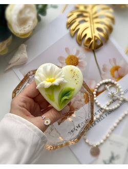 СЕРДЦЕ с ромашкой